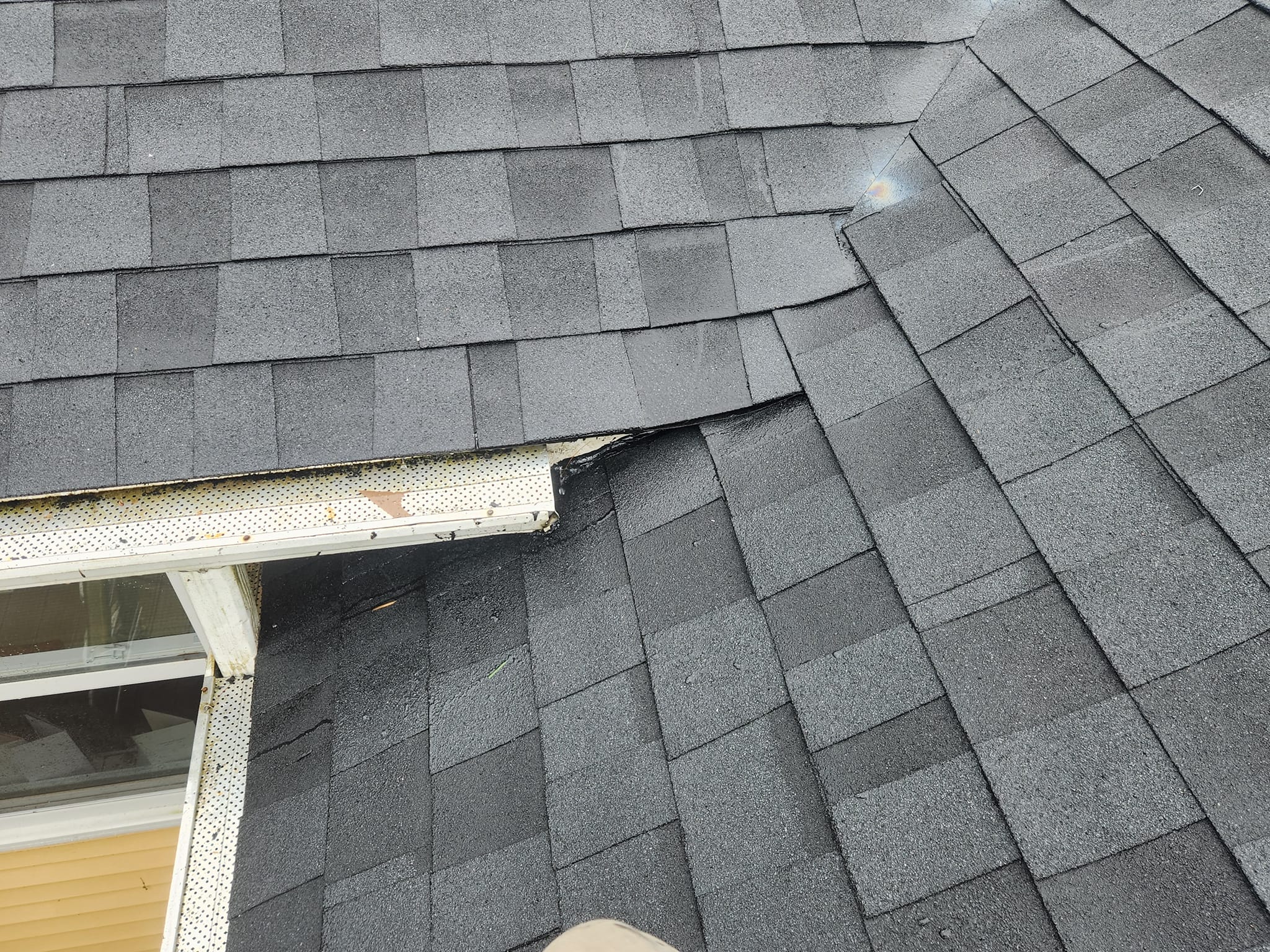 Completed roofing project